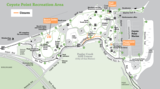 Coyote Point Closures Map