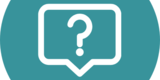 Question icon teal circle
