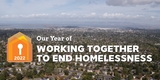 Our Year of Working Together to End Homelessness Banner