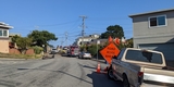 Pavement Repair Work, in the Broadmoor Village (Daly City) Area 4