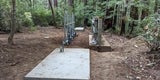 August 2022 - Contractor installing new concrete pads 1