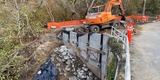Boulder Revetment Placement for Face of Wall November 2022