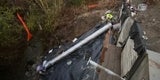 AGI installing the downdrain