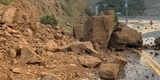 Rockslide on Devil's Slide Trail, January 2023