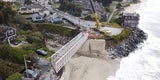 Bridge Being Installed - Looking South