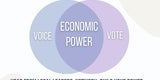 Women's Equality Day flyer in shades of lavender