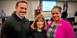 Supervisor Mueller and Jackie Speire