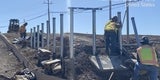 Tunitas October 2024 installing bollards to protect transformer pad