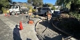 ADA Ramp Demo and formwork at Lucky Ave & Avy Ave November 2024