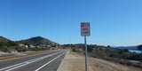 Canada Road 2023-24 No Parking Bike Lane Sign November 2024