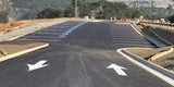 Tunitas Creek Beach Parking Lot paved and striped November 2024