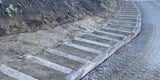 January 2025 Completed Pedestrian Stairs at Beach Access Road -Tunitas Creek