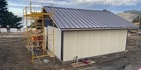January 2025 Exterior Wall Install at Ranger Shed -Tunitas Creek