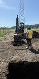 Half Moon Bay Airport Electrical Vault Project May 2025 - Excavation Efforts - Footing