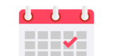Calendar with a specific day marked