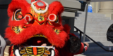 dragon puppet at parade