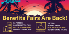 Join us for In Person and Virtual Benefits Fairs to learn more about your 2023 options!
