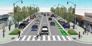 Rendering of the proposed Middlefield Road project.
