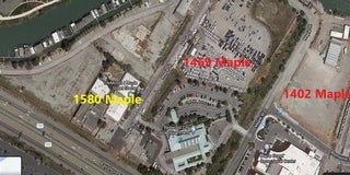 Aerial view of Maple Street