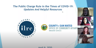 Public Charge Webinar screenshot