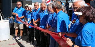 Tanforan Memorial Ribbon Cutting