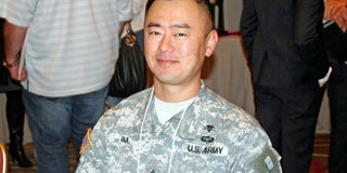 Soldier at Veterans Summit 2014