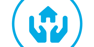 two hands and house above them