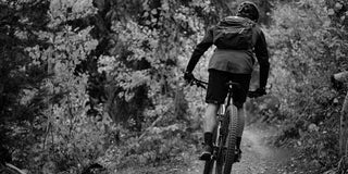 Mountain Bike on Trail