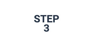 Step three