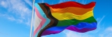 LGBTQ Commission Pride Progress Flag