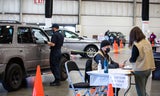 Booster shots given in vehicles