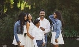 Nirmala Bandrapalli and her family