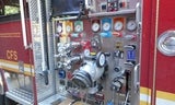 The control panel on the new Engine 58.