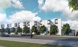 The Navigation Center, as seen in this rendering, includes 240 rooms for individuals and couples.