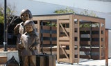 Tanforan Memorial Statue