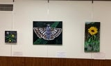 3 paintings of wildlife
