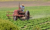 Man on tractor