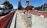 August 2025 Progress - Alameda de las Pulgas Interesection Median