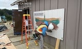Tunitas Beach August 2025 - Signage installation