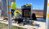 Tunitas Creek December 2025 Installing Transformer..JPG