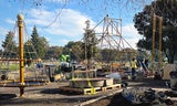 Flood Park Playground Construction