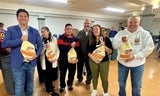 Supervisor Canepa at a Turkey Drive in South San Francisco.