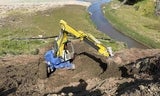 Tunitas Creek Slide Repair April 2026 Spider Excavator