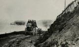Stagecoach Passing Gordon's Chute at Tunitas Creek Beach, 1873