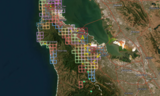 Map of San Mateo County Peninsula with Pest Trapping Dashboard