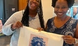"Mӕdusa" art on canvas bag