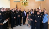 Graduates from a recent 40-hour Crisis Intervention Training. The 40-hour program teaches law enforcement officers, public safety dispatchers and others how to recognize types of mental illness and ways to calm situations.