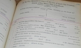 The library holds many historical documents, such as this court ledger from the 1930s.