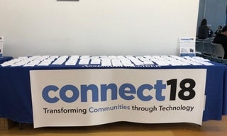 Connect 18 Transforming Communities through Technology table