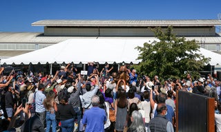 Tanforan Memorial Statue Unveiling
